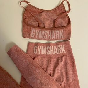 Gymshark pink sports bra and leggings set